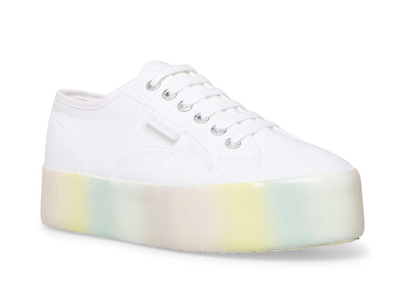 Superga Plataforma Mujer Blancas - 2790 Cotw Gradientfoxing - 108593YWT